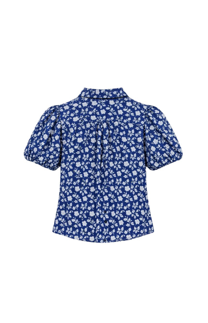 Elvira Casuals Blouse Sophia Greek Flowers Stretchshop.nl