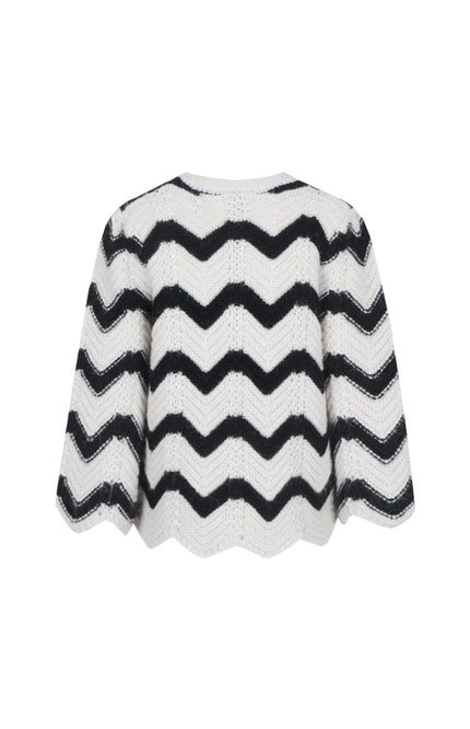 Vest Goldie Knit Sand Black