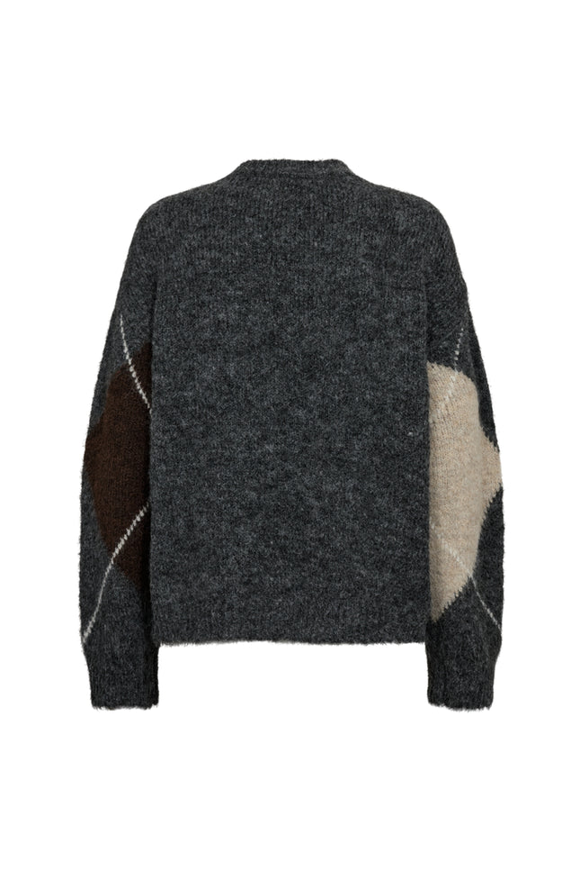 Trui Fqgrslulu Dark Grey Oyster Grey 211714