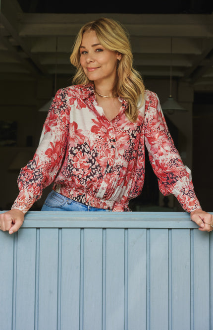 Blouse Hana Red Moon Rock