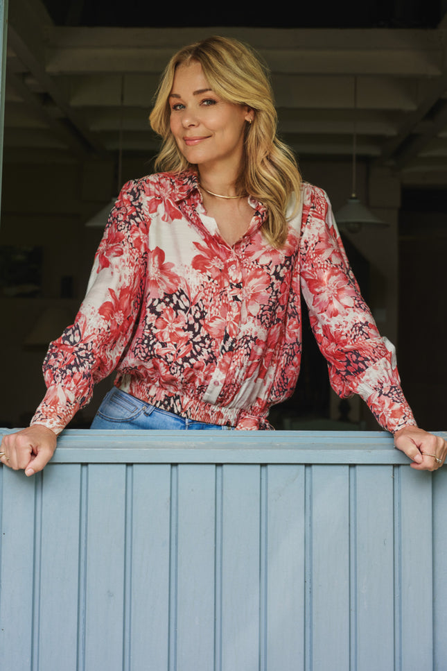 Blouse Hana Red Moon Rock