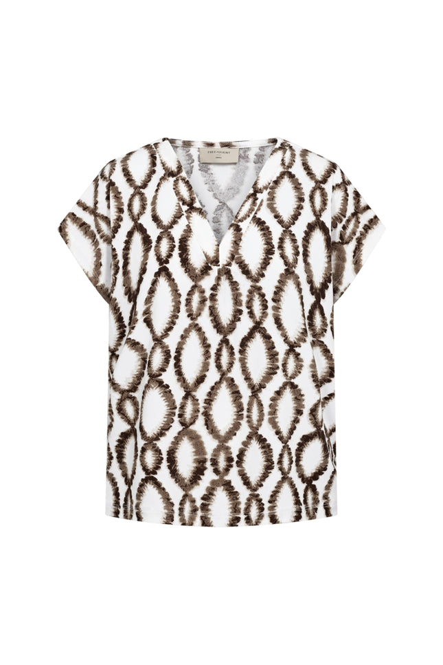 Freequent Top Fqfloi Brilliant White Coffee Bean 208038 Stretchshop.nl