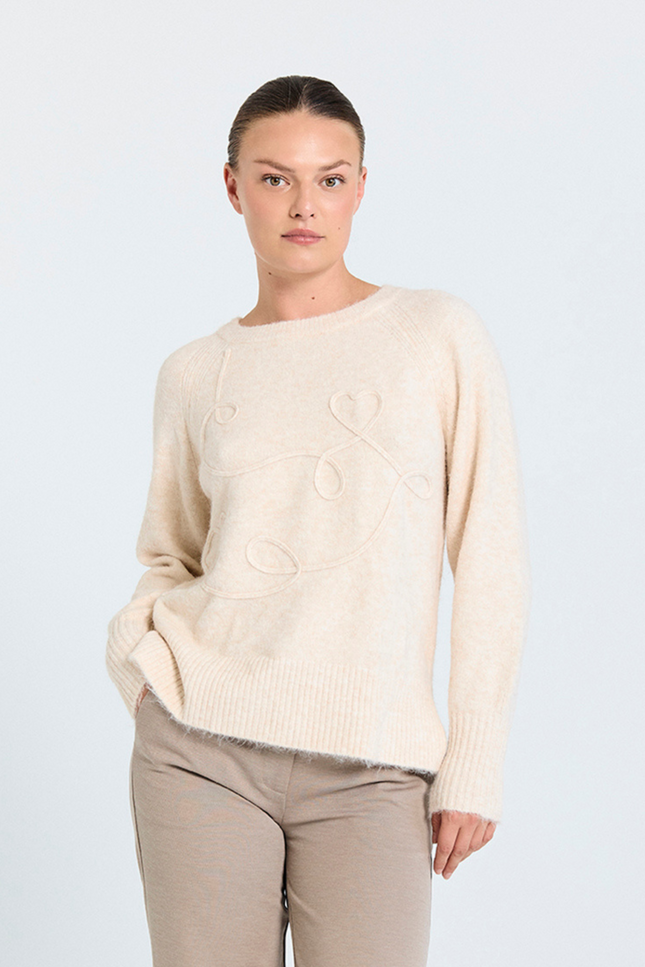 Trui Fqgrsevalin Moonbeam Melange