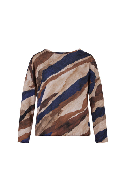 Sweater Cosy Allover Print Jeans 156980