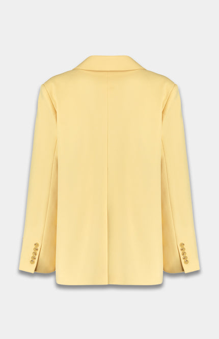 Harper & Yve Blazer Anna Light Yellow SS6N222 Stretchshop.nl