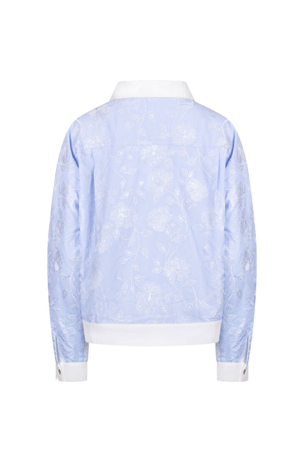 Blouse Meave Embroidery Offwhite Cloudy NKS02202