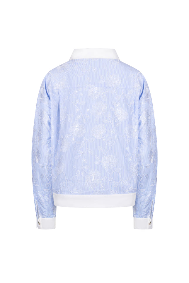 Blouse Meave Embroidery Offwhite Cloudy NKS02202