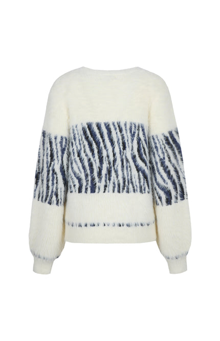 Top Isabeau Knit Wool White