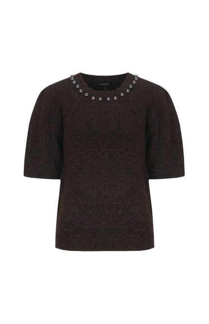 Sweater Eiléan Knitting Dark Earth