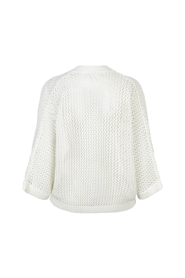 Vest Pointelle Offwhite SRB4851