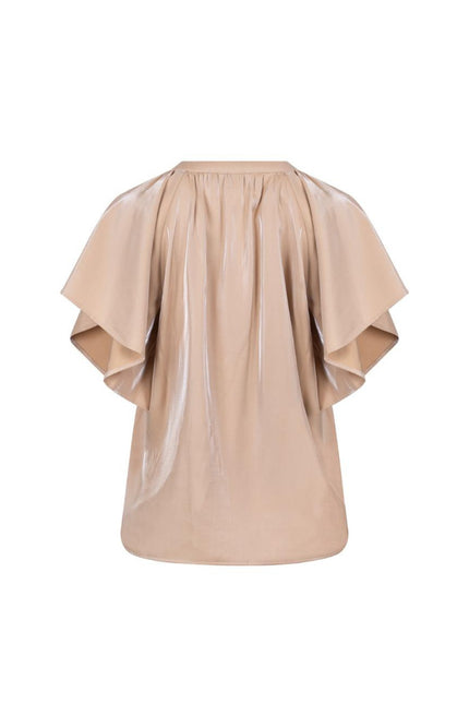 Nukus Top Taylor Shiny Sand NKS01131 Stretchshop.nl