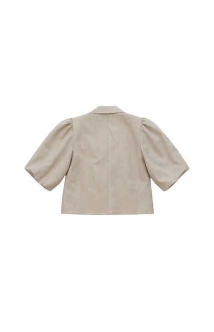 Elvira Casuals Blazer Yara Sand Linnen Stretchshop.nl