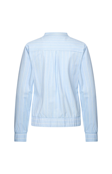 Mi Piace Travel Jacket Classic Stripe Lavender Blue 202463 Stretchshop.nl