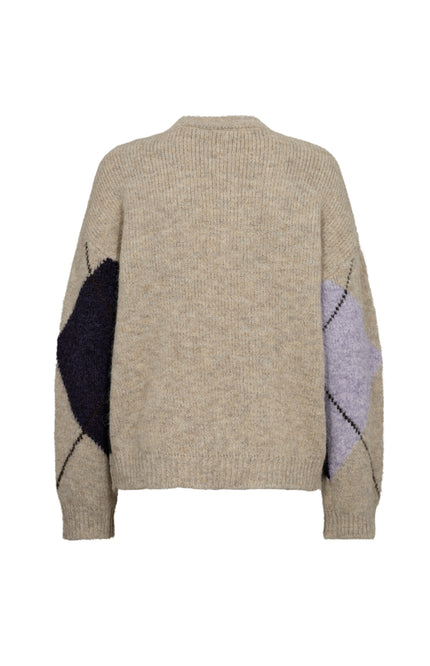 Trui Fqgrslulu Oyster Grey Mel Iris Mel 211714