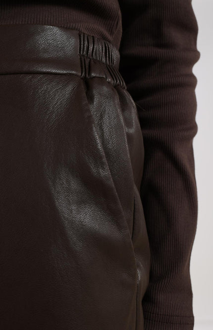 Broek Fenna Dark Chocolate NKF09007