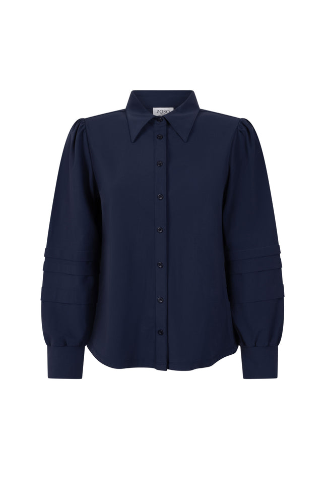 Travel Blouse Charmaine Navy 265