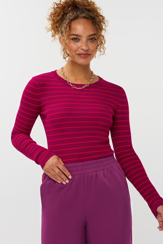 Top Devina Fuchsia Purple Red
