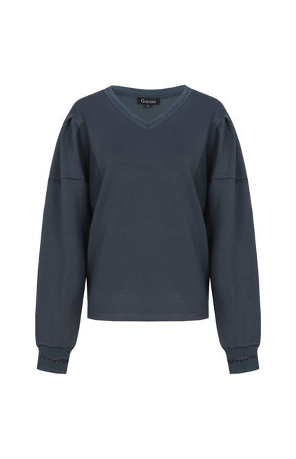 Trui Aisling Dark Jeans Blue
