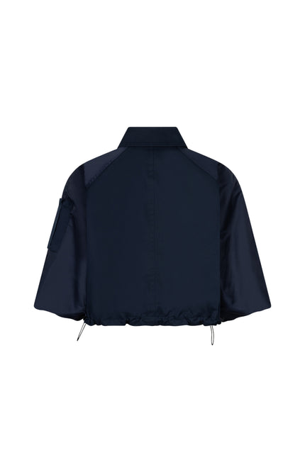 Ibana Jacket Jali Dark Blue Stretchshop.nl