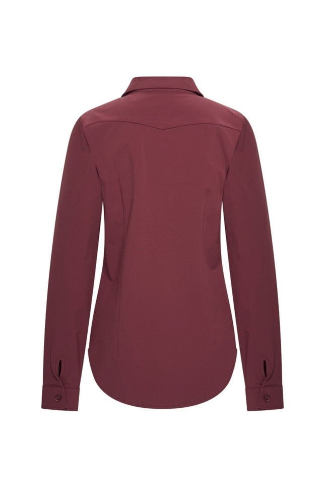 Travel Blouse Burgundy 60840