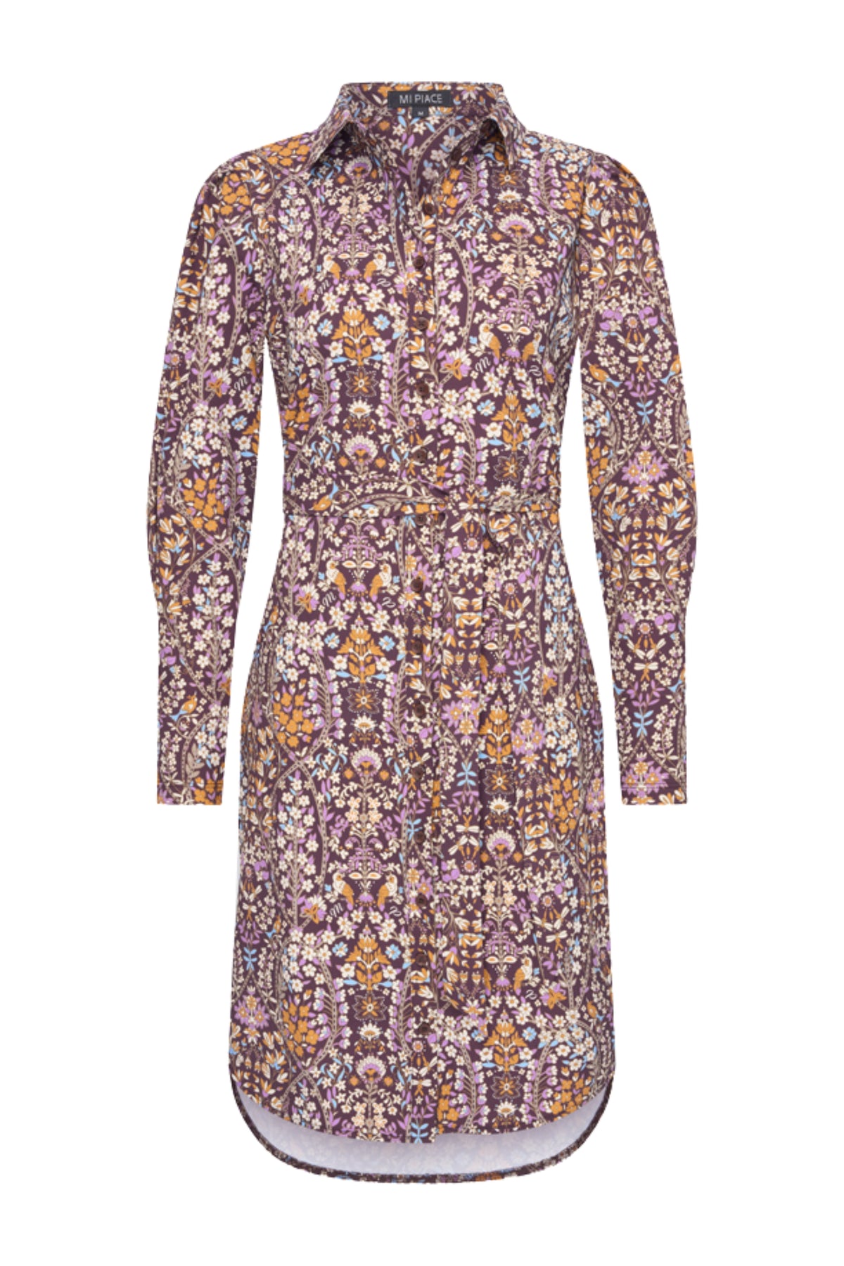Mi Piace travel jurk Little Flower Garden multicolor met bloemenprint en comfortabele pasvorm, geschikt voor zomerse gelegenheden