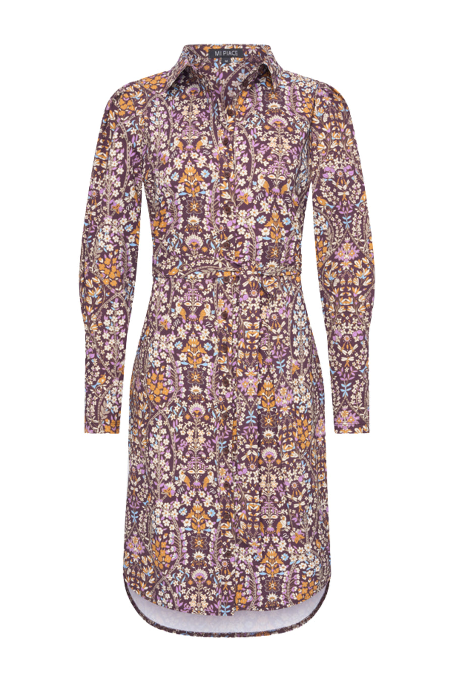 Mi Piace travel jurk Little Flower Garden multicolor met bloemenprint en comfortabele pasvorm, geschikt voor zomerse gelegenheden