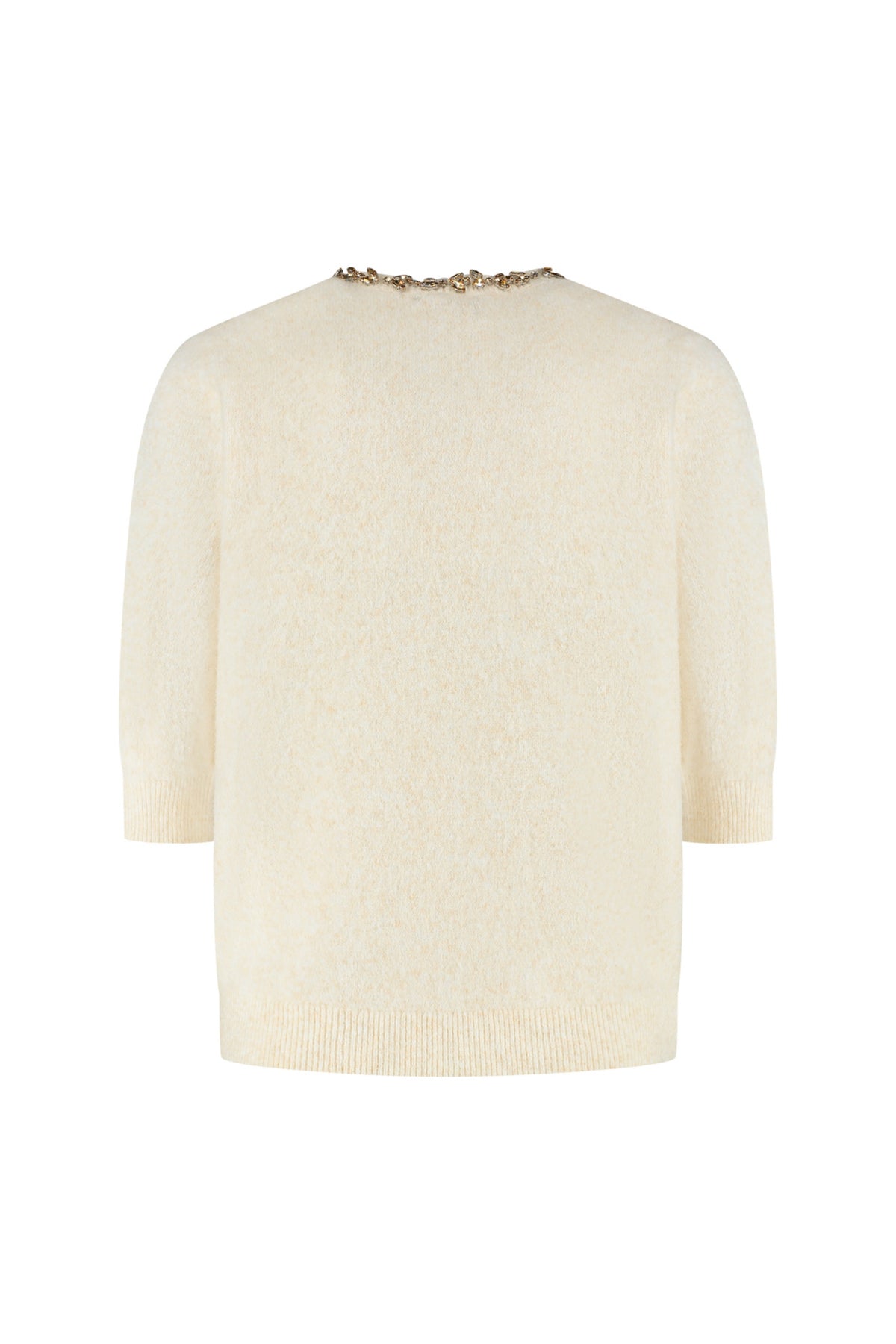 Lange damestrui Lady Day Aveline Vanilla Melange met zachte wol en comfortabele pasvorm, getoond in de afbeelding.