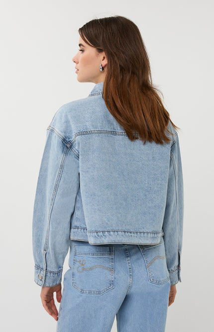 Jacket Artwork Light Jeans BI SP26.12008