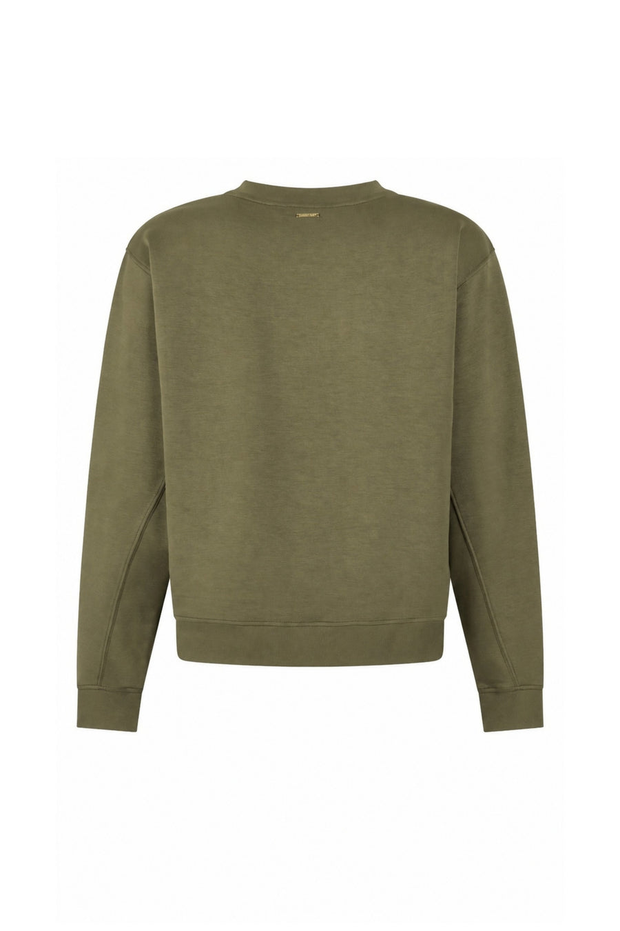 Groene Zoso Cody sweater met ronde hals en lange mouwen, comfortabel en stijlvol voor dagelijks gebruik.