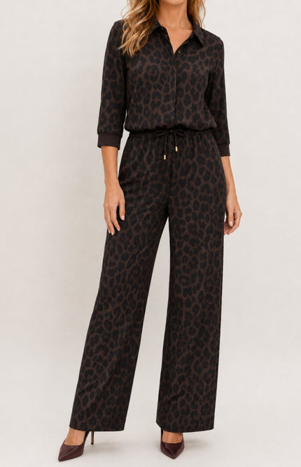 Jumpsuit Met Luipaardprint D321-P161