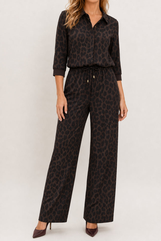 Jumpsuit Met Luipaardprint D321-P161