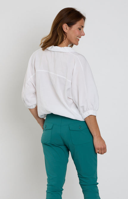 Zoso Blouse Lisa White 263 Stretchshop.nl