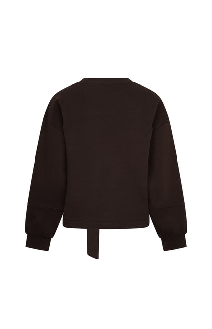 Top Shakira & Belt Scuba Espresso SRB4996