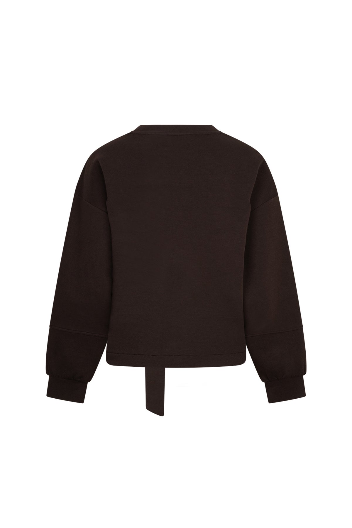 Red Button Shakira top met bijpassende scubabelt in espresso kleur, casual stijlvolle look.