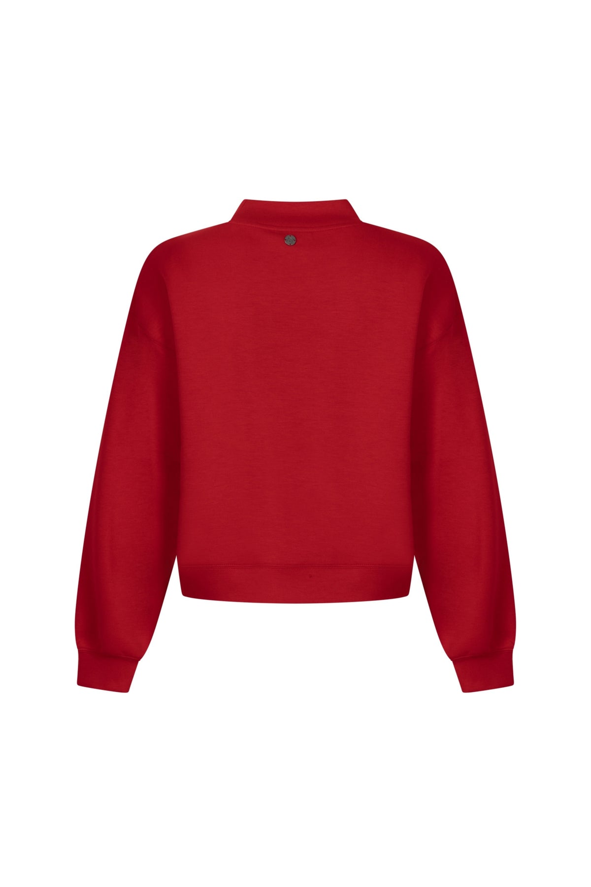 Roze sweater Blaire van Ann & You met mooie textuur en ronde hals, gedragen door een model.