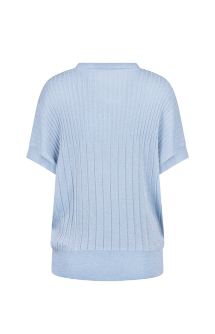 Nukus Top Raya Lurex Cloudy NKS01161 Stretchshop.nl