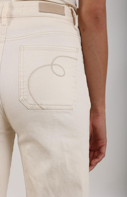 Nukus Jeans Scarlet Offwhite NKS09061 Stretchshop.nl