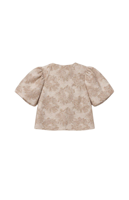 Elvira Casuals Top Lea Sand Flower Stretchshop.nl