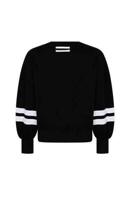 Trui Anneloe Black Offwhite A26