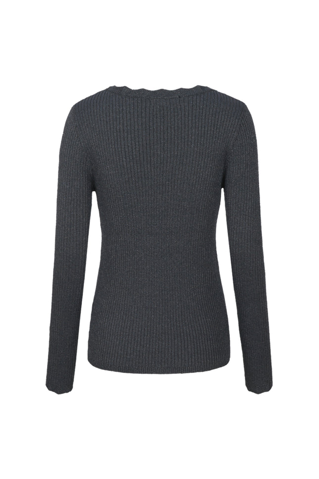 Top Sorca Knitting Dark Jeans Blue