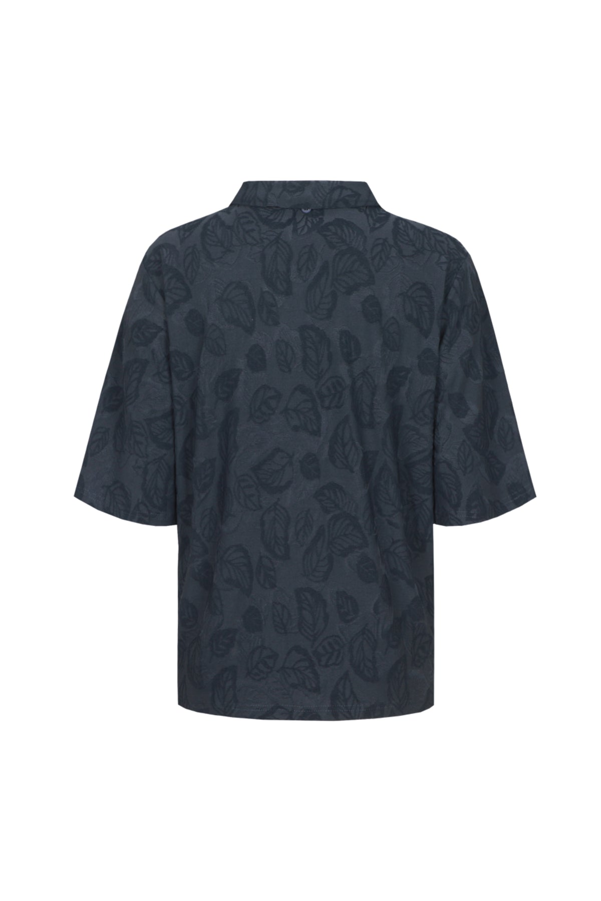 G-maxx Una Dark Jeans blauwe spijkerbroek voor dames, close-up van de denim stof en pasvorm
