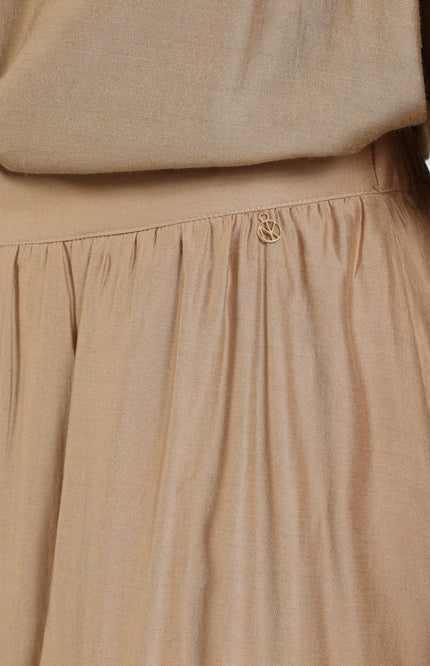 Nukus Rok Floortje Camel NKS10022 Stretchshop.nl