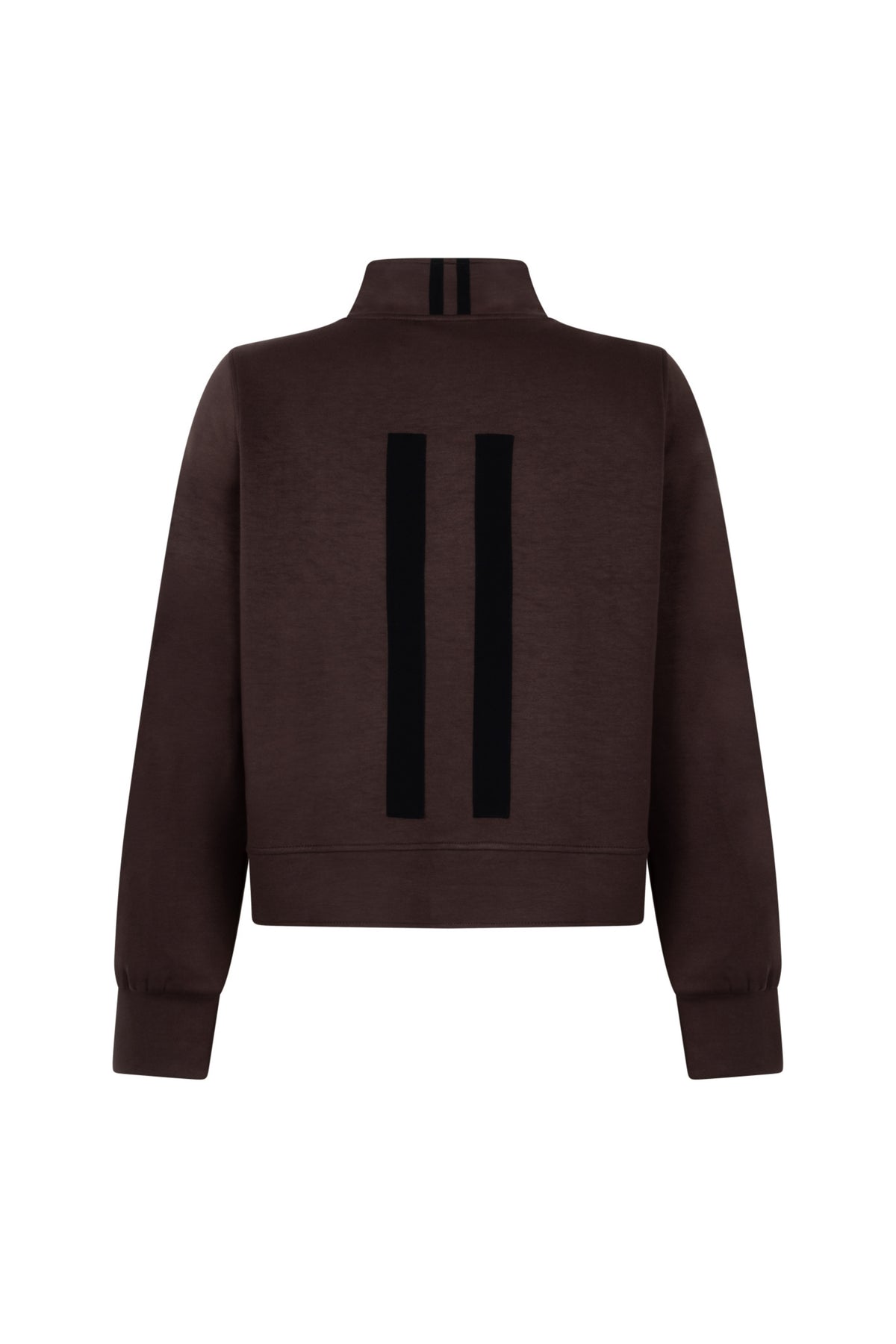 Lichte espressokleurige Alyson jas van Ann & You met opvallende pasvorm en details, perfect voor casual en stijlvolle outfits.