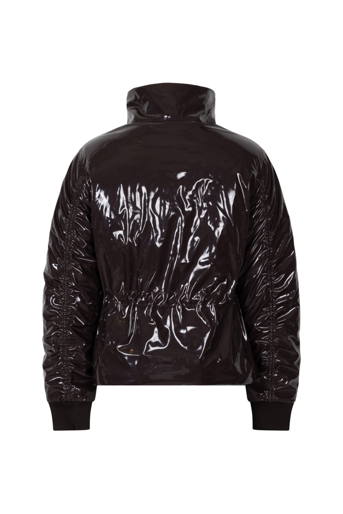Donkerbruine jacket Pammy Espresso van Ann & You met zachte stoffen en stijlvolle pasvorm, getoond in de afbeelding.
