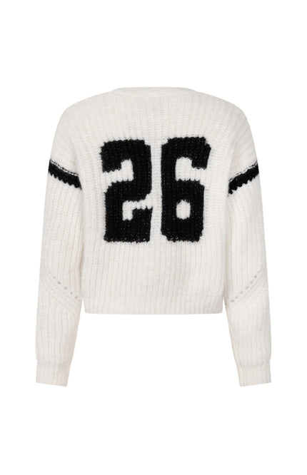 Vest Cammy Offwhite Black A26