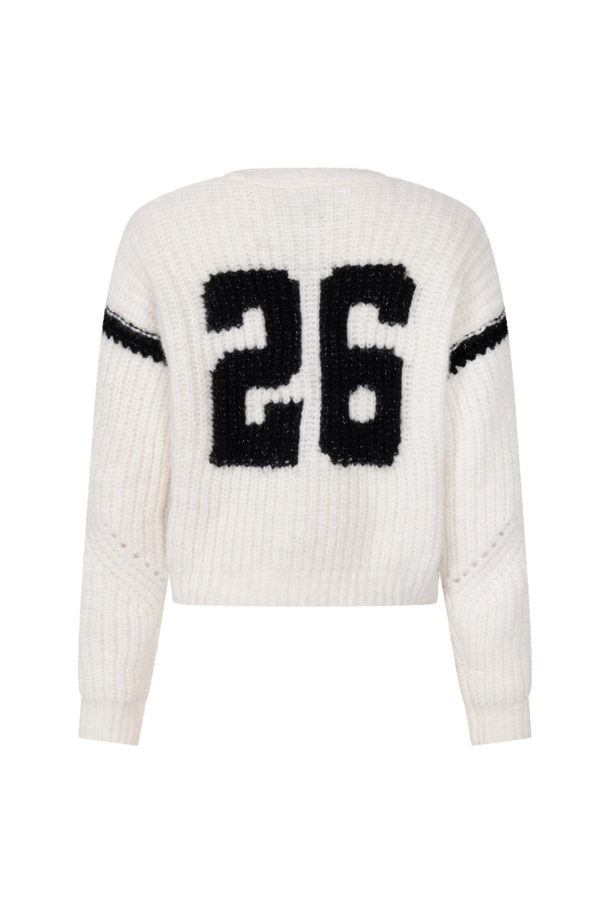 Damesvest van Ann & You in offwhite en zwart, model Cammy Offwhite Black A26, getoond op de afbeelding.