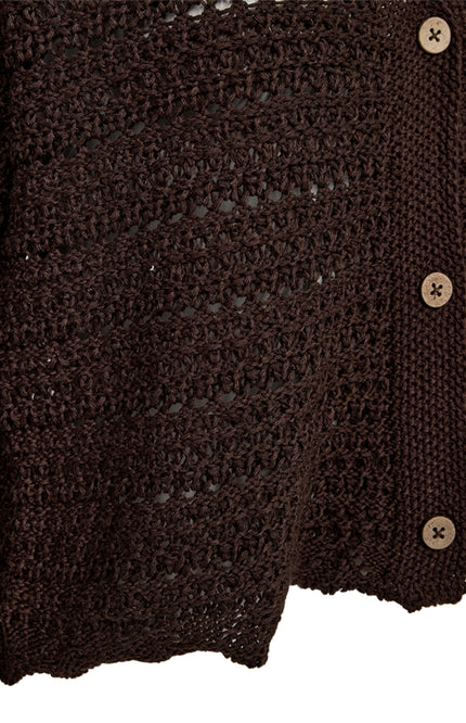 Freequent Vest Fqgrscalvi Coffee Bean 207986 Stretchshop.nl