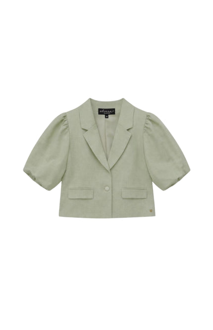 Elvira Casuals Blazer Yara Sage Linnen Stretchshop.nl