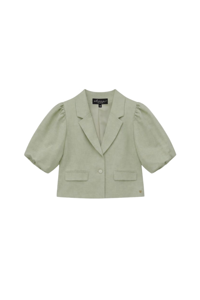 Elvira Casuals Blazer Yara Sage Linnen Stretchshop.nl