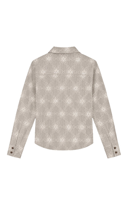 Blouse Fallon Striped Coffee